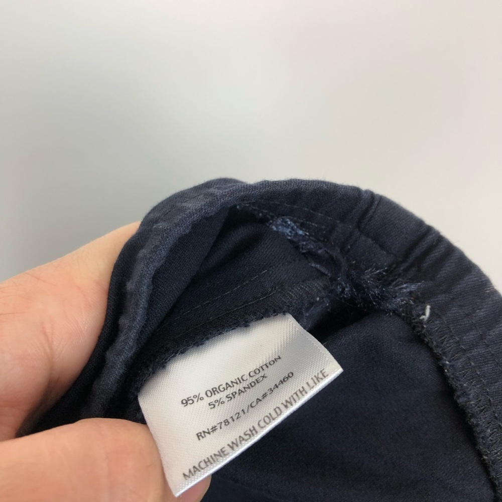 Eileen Fisher Midnight Navy Slim Ankle Pants - Picture 5 of 5